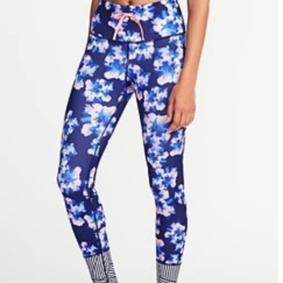 old navy navy blue leggings